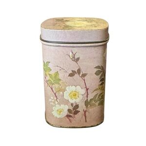 Small Floral Decorative Tin